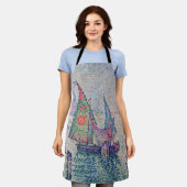 Paul Signac - Das grüne Segel Schürze (Getragen)