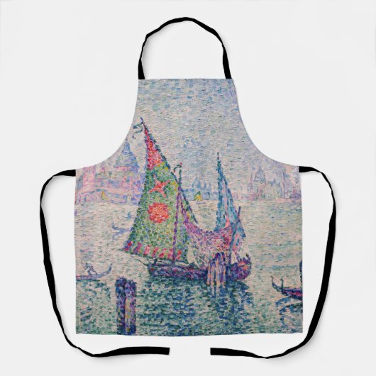 Paul Signac - Das grüne Segel Schürze (Vorderseite)