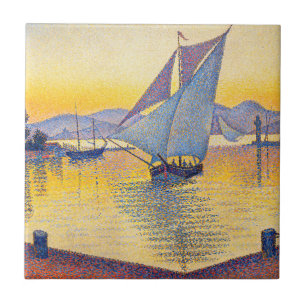 Paul Signac - Der Hafen bei Sonnenuntergang, Opus  Fliese