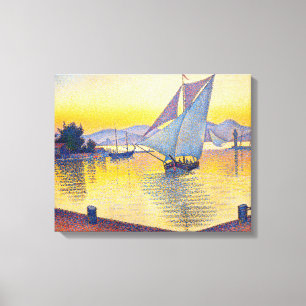 Paul Signac - Der Hafen bei Sonnenuntergang, Opus  Leinwanddruck