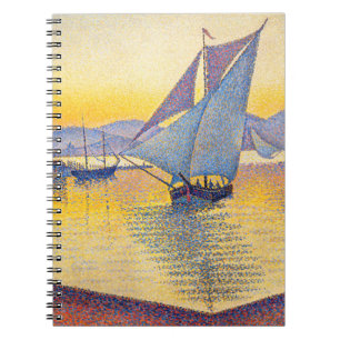Paul Signac - Der Hafen bei Sonnenuntergang, Opus Notizblock