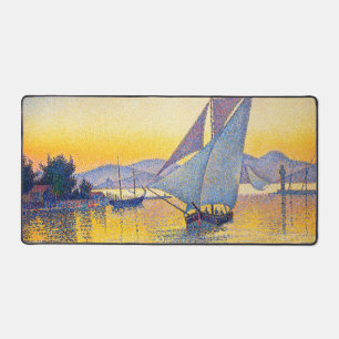 Paul Signac - Der Hafen bei Sonnenuntergang, Opus Schreibtischunterlage