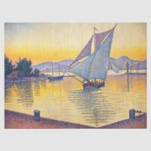 Paul Signac - Der Hafen bei Sonnenuntergang, Opus  Seidenpapier