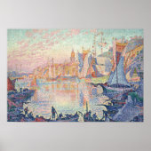 Paul Signac - Der Hafen von Saint-Tropez Poster (Vorne)