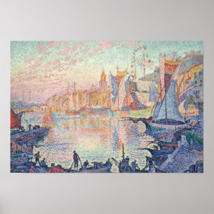 Paul Signac - Der Hafen von Saint-Tropez Poster