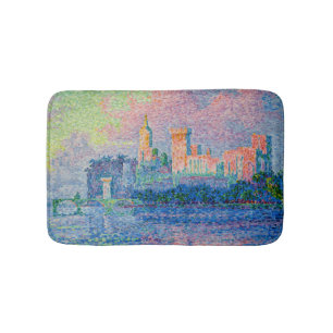 Paul Signac - Der Papstpalast, Avignon Badematte