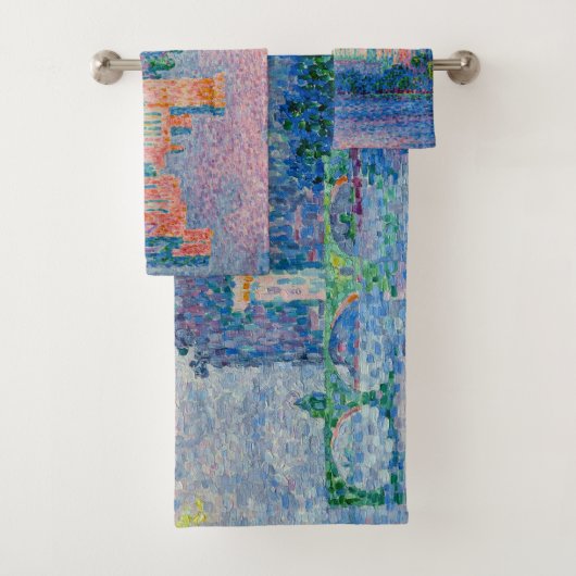 Paul Signac - Der Papstpalast, Avignon Badhandtuch Set (Insitu)