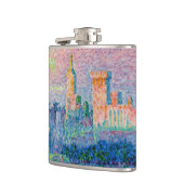 Paul Signac - Der Papstpalast, Avignon Flachmann (Links)