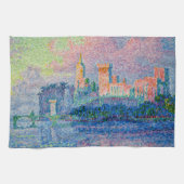 Paul Signac - Der Papstpalast, Avignon Geschirrtuch (Horizontal)