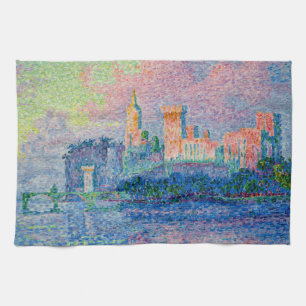 Paul Signac - Der Papstpalast, Avignon Geschirrtuch