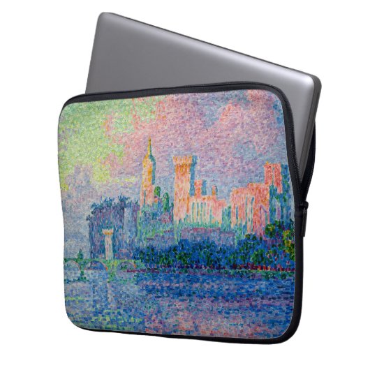 Paul Signac - Der Papstpalast, Avignon Laptopschutzhülle (Vorderseite Links)