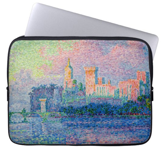 Paul Signac - Der Papstpalast, Avignon Laptopschutzhülle (Vorderseite)