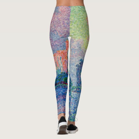 Paul Signac - Der Papstpalast, Avignon Leggings (Rückseite)