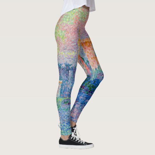 Paul Signac - Der Papstpalast, Avignon Leggings (Rechts)