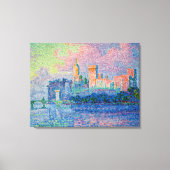 Paul Signac - Der Papstpalast, Avignon Leinwanddruck (Vorderseite)
