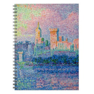 Paul Signac - Der Papstpalast, Avignon Notizblock