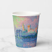 Paul Signac - Der Papstpalast, Avignon Pappbecher (Rückseite)