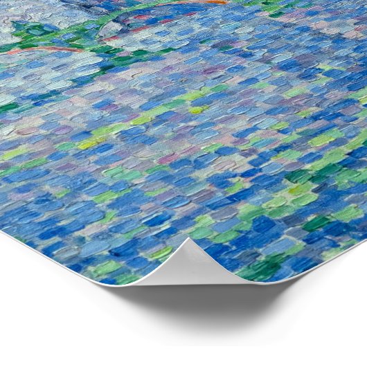 Paul Signac - Der Papstpalast, Avignon Poster (Ecke)