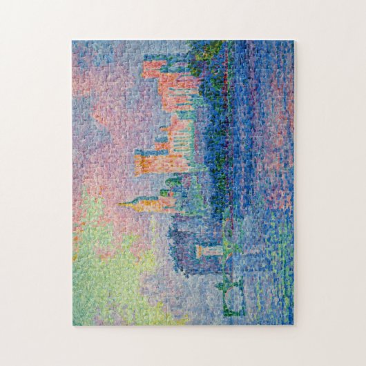 Paul Signac - Der Papstpalast, Avignon Puzzle (Vertikal)
