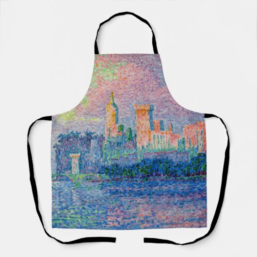 Paul Signac - Der Papstpalast, Avignon Schürze (Vorderseite)