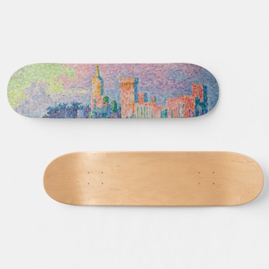 Paul Signac - Der Papstpalast, Avignon Skateboard (Horizontal)