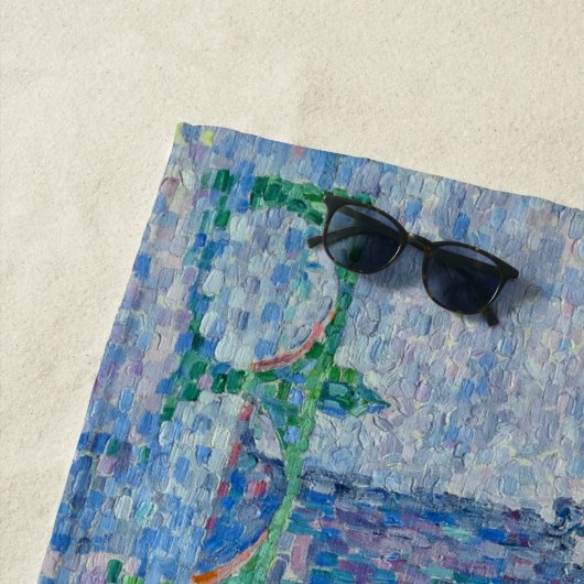 Paul Signac - Der Papstpalast, Avignon Strandtuch (Beispiel)