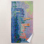 Paul Signac - Der Papstpalast, Avignon Strandtuch (Vorderseite)