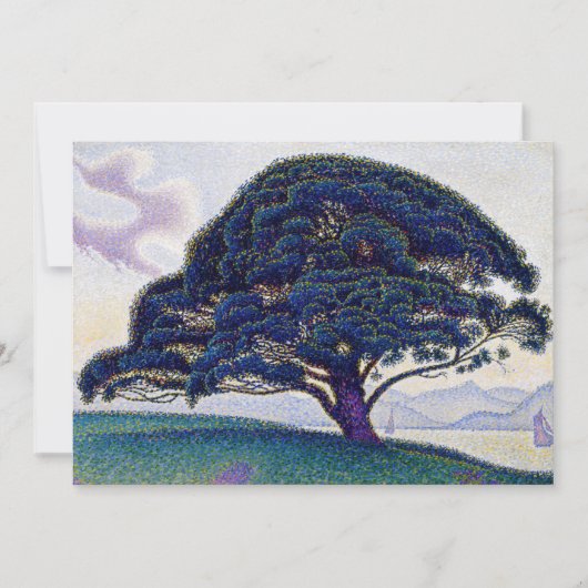 Paul Signac - Die Bonaventure-Kiefer Dankeskarte (Vorderseite)