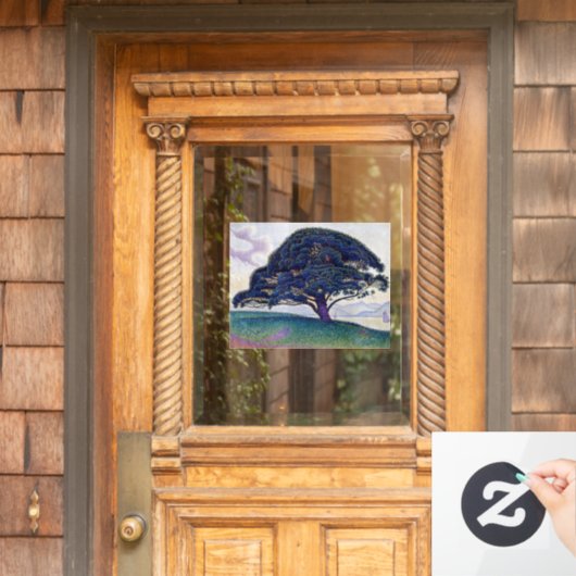 Paul Signac - Die Bonaventure-Kiefer Fensteraufkleber (Haustür)