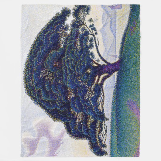 Paul Signac - Die Bonaventure-Kiefer Fleecedecke (Vorderseite)