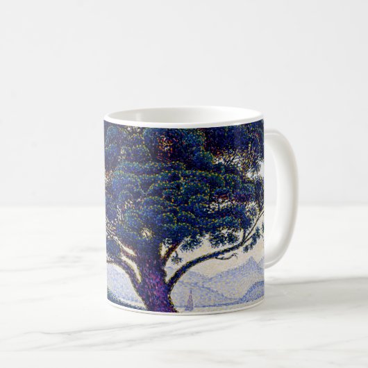 Paul Signac - Die Bonaventure-Kiefer Kaffeetasse (VorderseiteRechts)