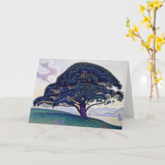 Paul Signac - Die Bonaventure-Kiefer Karte (Gelbe Blume)