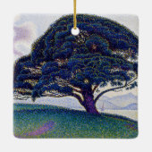 Paul Signac - Die Bonaventure-Kiefer Keramikornament (Rückseite)