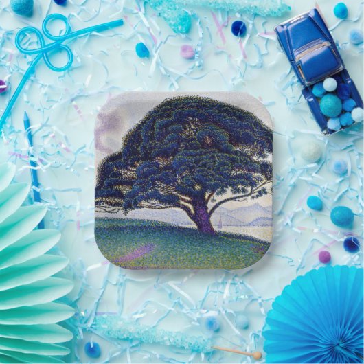 Paul Signac - Die Bonaventure-Kiefer Pappteller (Party)