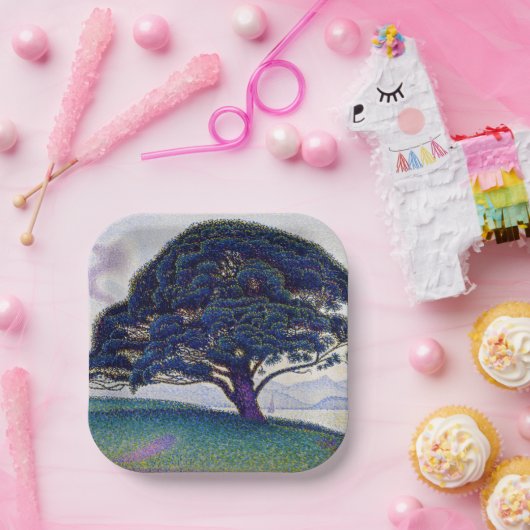 Paul Signac - Die Bonaventure-Kiefer Pappteller (Party)