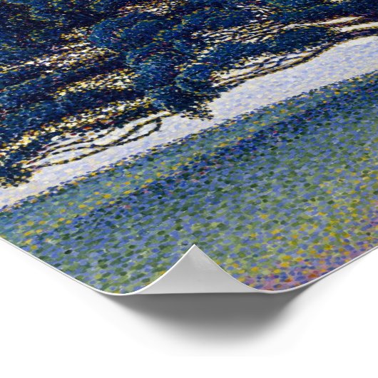 Paul Signac - Die Bonaventure-Kiefer Poster (Ecke)