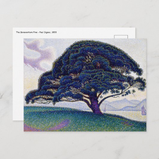 Paul Signac - Die Bonaventure-Kiefer Postkarte (Vorne/Hinten)