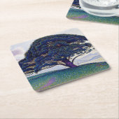 Paul Signac - Die Bonaventure-Kiefer Rechteckiger Pappuntersetzer (angewinkelt)