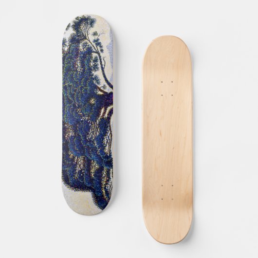 Paul Signac - Die Bonaventure-Kiefer Skateboard (Vorderseite)