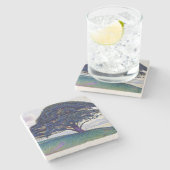 Paul Signac - Die Bonaventure-Kiefer Steinuntersetzer (Seitenansicht)