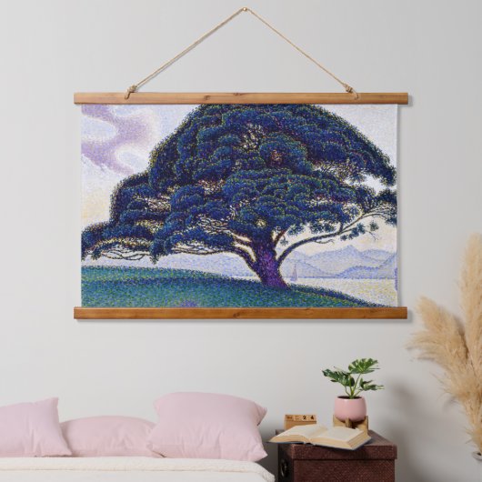 Paul Signac - Die Bonaventure-Kiefer Wandteppich Mit Holzrahmen (Schlafzimmer)