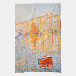 Paul Signac - Die rote Tonne, Saint-Tropez Geschirrtuch