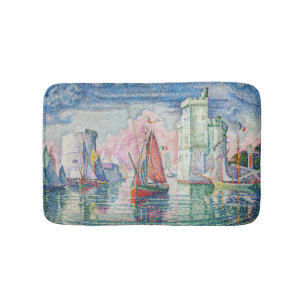 Paul Signac - Eingang des Hafens von La Rochelle Badematte