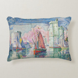 Paul Signac - Eingang des Hafens von La Rochelle Dekokissen
