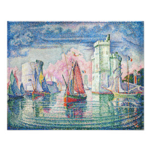 Paul Signac - Eingang des Hafens von La Rochelle Fotodruck