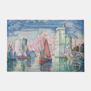 Paul Signac - Eingang des Hafens von La Rochelle Fußmatte