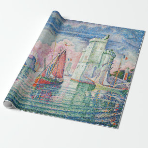 Paul Signac - Eingang des Hafens von La Rochelle Geschenkpapier