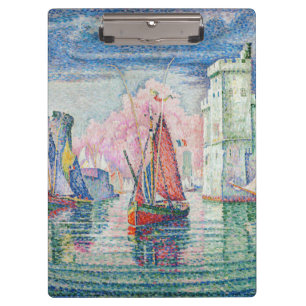 Paul Signac - Eingang des Hafens von La Rochelle Klemmbrett