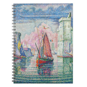 Paul Signac - Eingang des Hafens von La Rochelle Notizblock