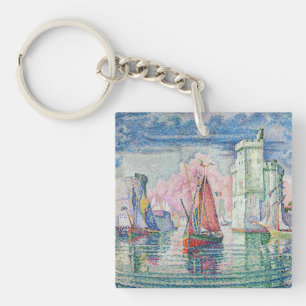 Paul Signac - Eingang des Hafens von La Rochelle Schlüsselanhänger